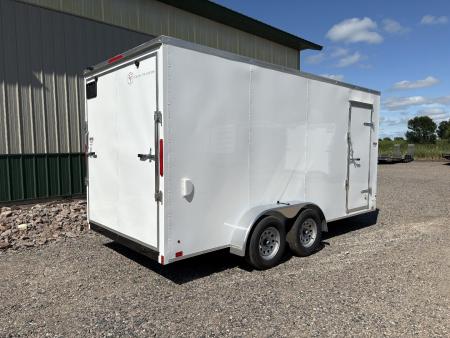 New 2026 7'x16' Cross Beta Enclosed Trailer
