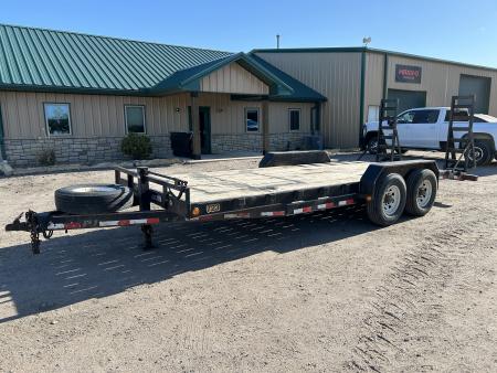 Used 2009 PJ Trailers 83x20 Equipment Trailer