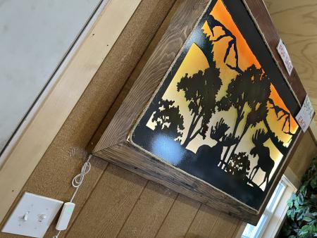 New 2026 Other Moose Scene - Lit Sign Electrical / Lights