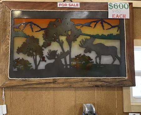 New 2026 Other Moose Scene - Lit Sign Electrical / Lights