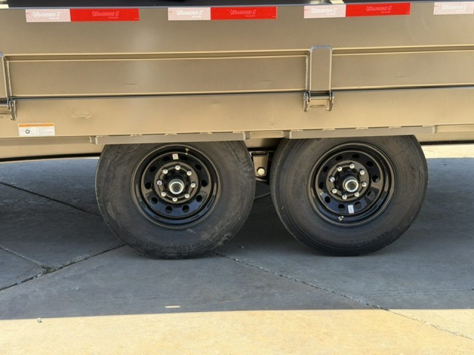 New 2026 Diamond C Trailers DOD207L16X96 8FT X 16FT 15.5K GVW Dump Trailer