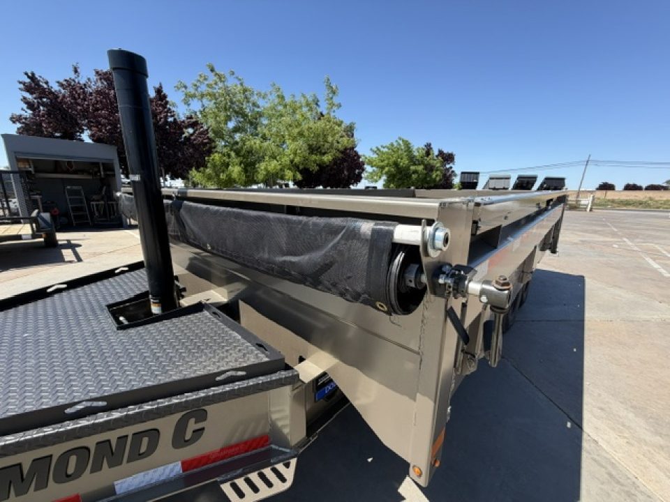 New 2026 Diamond C Trailers DOD207L16X96 8FT X 16FT 15.5K GVW Dump Trailer