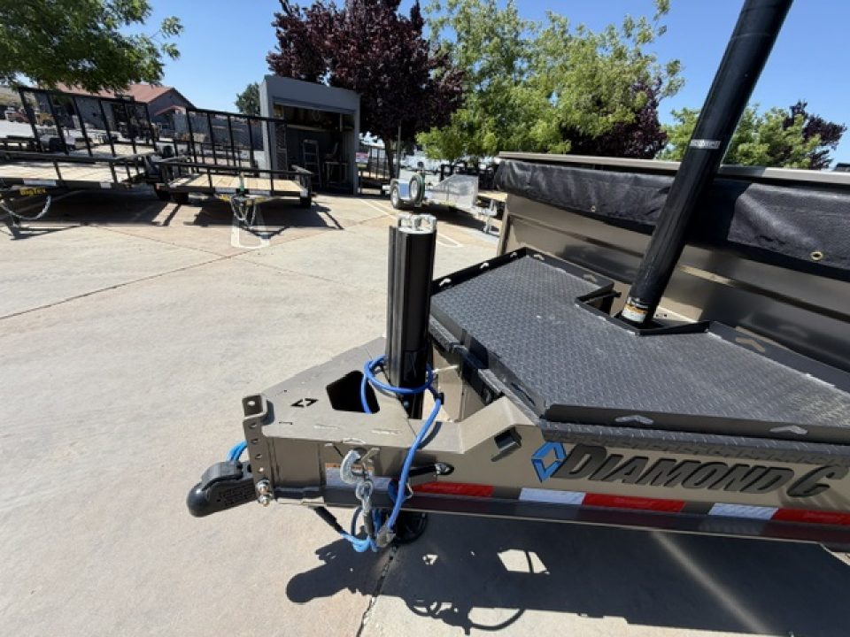 New 2026 Diamond C Trailers DOD207L16X96 8FT X 16FT 15.5K GVW Dump Trailer