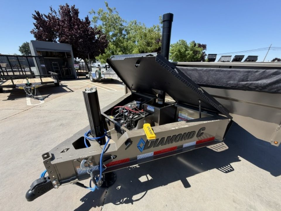 New 2026 Diamond C Trailers DOD207L16X96 8FT X 16FT 15.5K GVW Dump Trailer