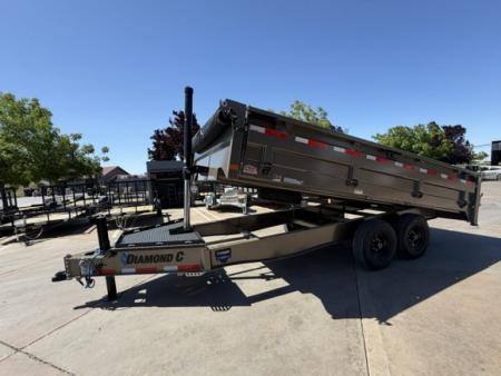 New 2026 Diamond C Trailers DOD207L16X96 8FT X 16FT 15.5K GVW Dump Trailer