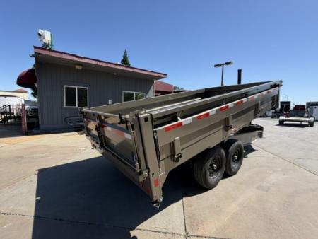 New 2026 Diamond C Trailers DOD207L16X96 8FT X 16FT 15.5K GVW Dump Trailer