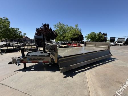 New 2026 Diamond C Trailers DOD207L16X96 8FT X 16FT 15.5K GVW Dump Trailer