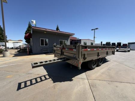 New 2026 Diamond C Trailers DOD207L16X96 8FT X 16FT 15.5K GVW Dump Trailer