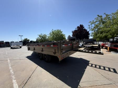 New 2026 Diamond C Trailers DOD207L16X96 8FT X 16FT 15.5K GVW Dump Trailer