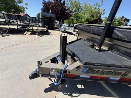 New 2026 Diamond C Trailers DOD207L16X96 8FT X 16FT 15.5K GVW Dump Trailer