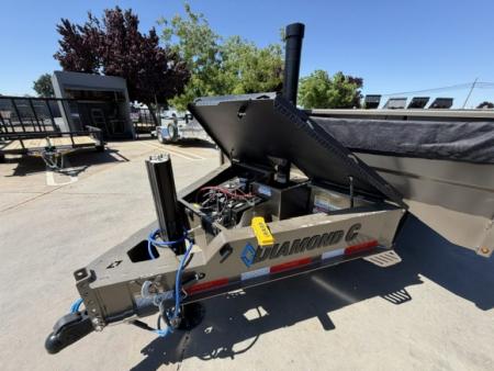 New 2026 Diamond C Trailers DOD207L16X96 8FT X 16FT 15.5K GVW Dump Trailer