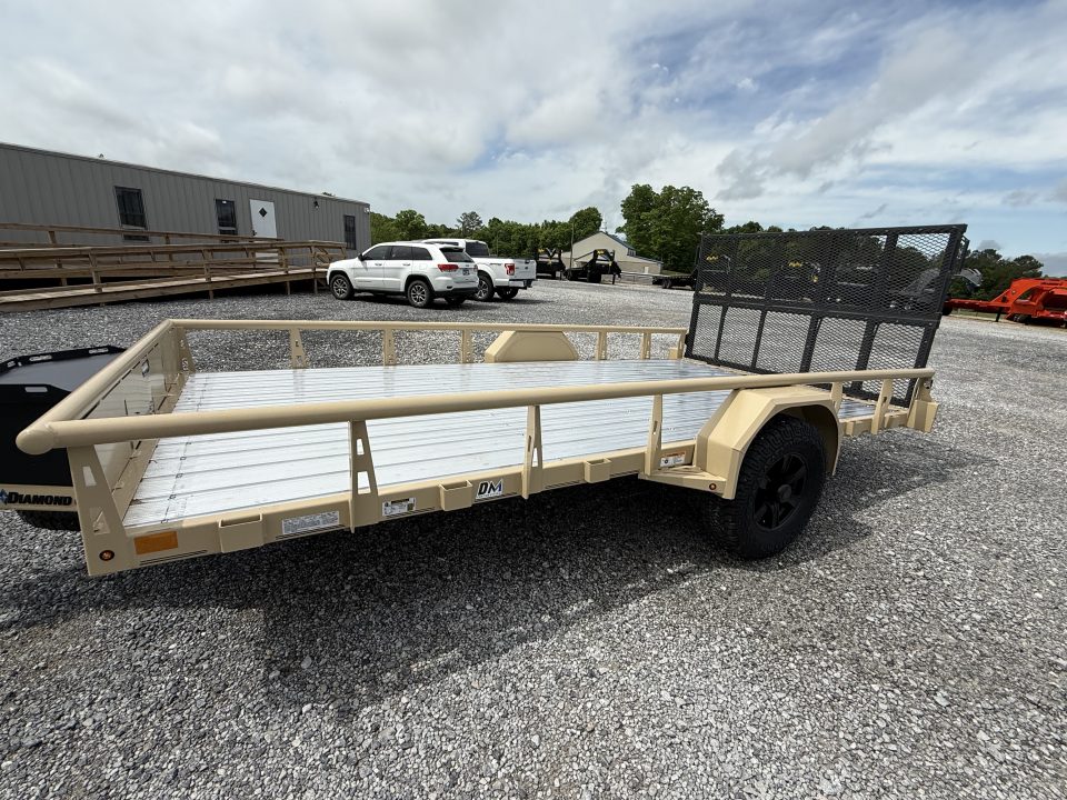 New 2026 Diamond C PSA 106 VENTURE SERIES Utility Trailer, 6K GVWR, ALUMINUM FLOOR, SPARE, BRAKES, BIFOLD GATE