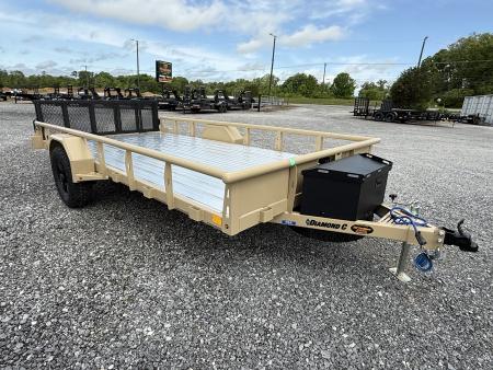 New 2026 Diamond C PSA 106 VENTURE SERIES Utility Trailer, 6K GVWR, ALUMINUM FLOOR, SPARE, BRAKES, BIFOLD GATE