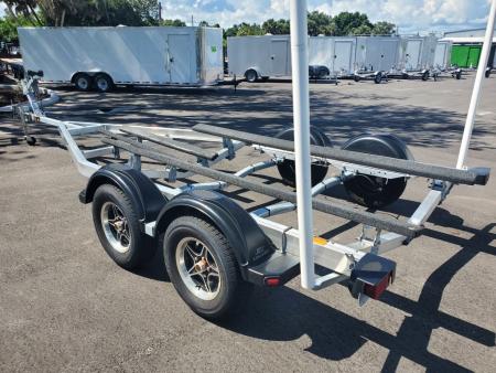 Used 2024 EZ Loader ALUMINUM TANDEM AXLE Boat Trailer FITS 18-21FT