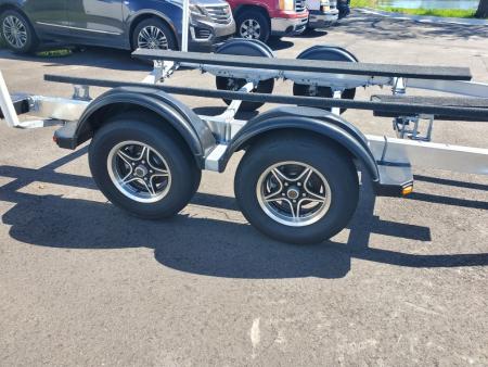 Used 2024 EZ Loader ALUMINUM TANDEM AXLE Boat Trailer FITS 18-21FT