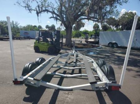 Used 2024 EZ Loader ALUMINUM TANDEM AXLE Boat Trailer FITS 18-21FT