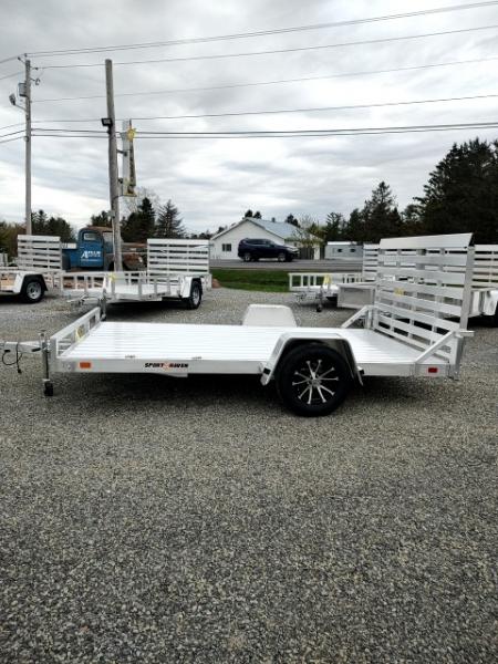 New 2026 Sport Haven AU712D- 7'X12' Low Side Utility Trailer