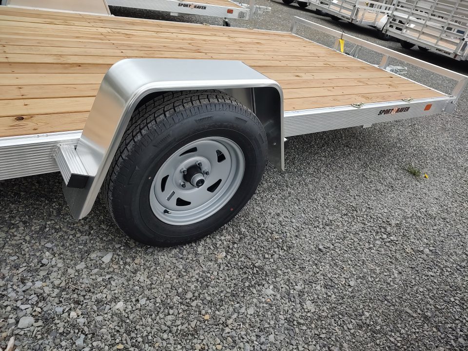 New 2026 Sport Haven AU714- 7'X14' Low Side Utility Trailer