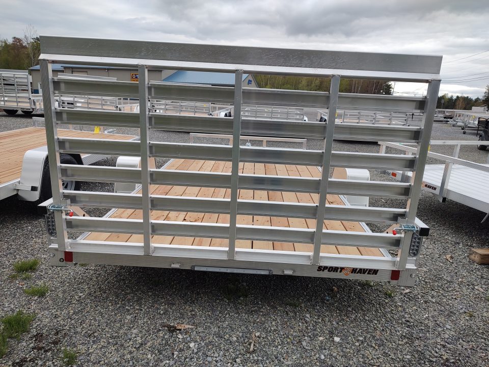 New 2026 Sport Haven AU714- 7'X14' Low Side Utility Trailer