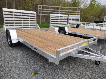 New 2026 Sport Haven AU714- 7'X14' Low Side Utility Trailer