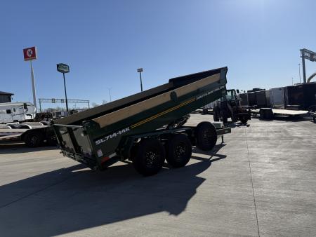 New NEW 2026 Southland 14ft Low Profile Dump Trailer 2-7000 lb axles =14K with Ramps