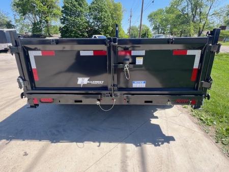 New 2026 Hillcrest Trailers 83x14 14K Telescopic w/ Hydraulic Jack Dump Trailer