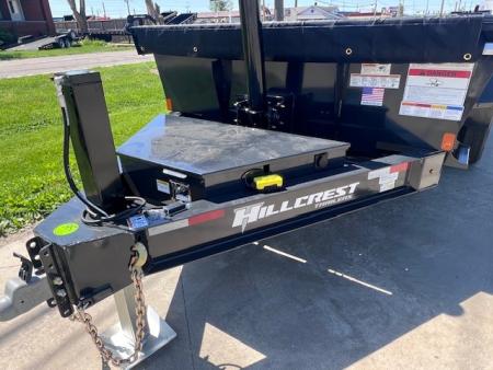 New 2026 Hillcrest Trailers 83x14 14K Telescopic w/ Hydraulic Jack Dump Trailer