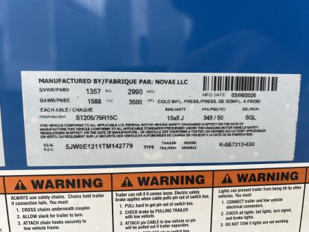 New 2026 Look Trailers 6x12 3K Element SE RAMP DOOR Cargo / Enclosed Trailer