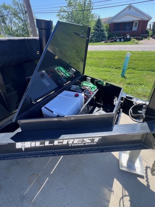 New 2026 Hillcrest Trailers 83x16 14K Telescopic w/ Hydraulic Jack Dump Trailer