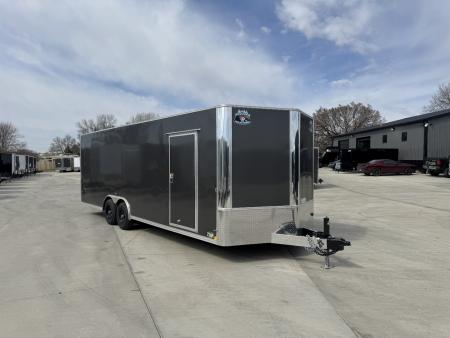 New NEW 2027 Bighorn R&M 8.5x24 +2V SUPERIOR QUALITY 10K Enclosed 7 ft Cargo Trailer Car Hauler