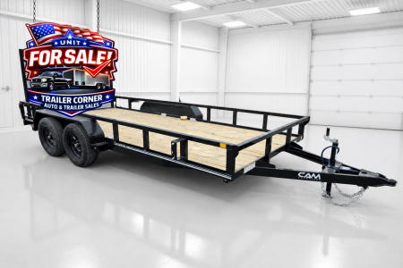 New 2026 Cam Superline 7X16 7K - TUBE TOP Utility Trailer
