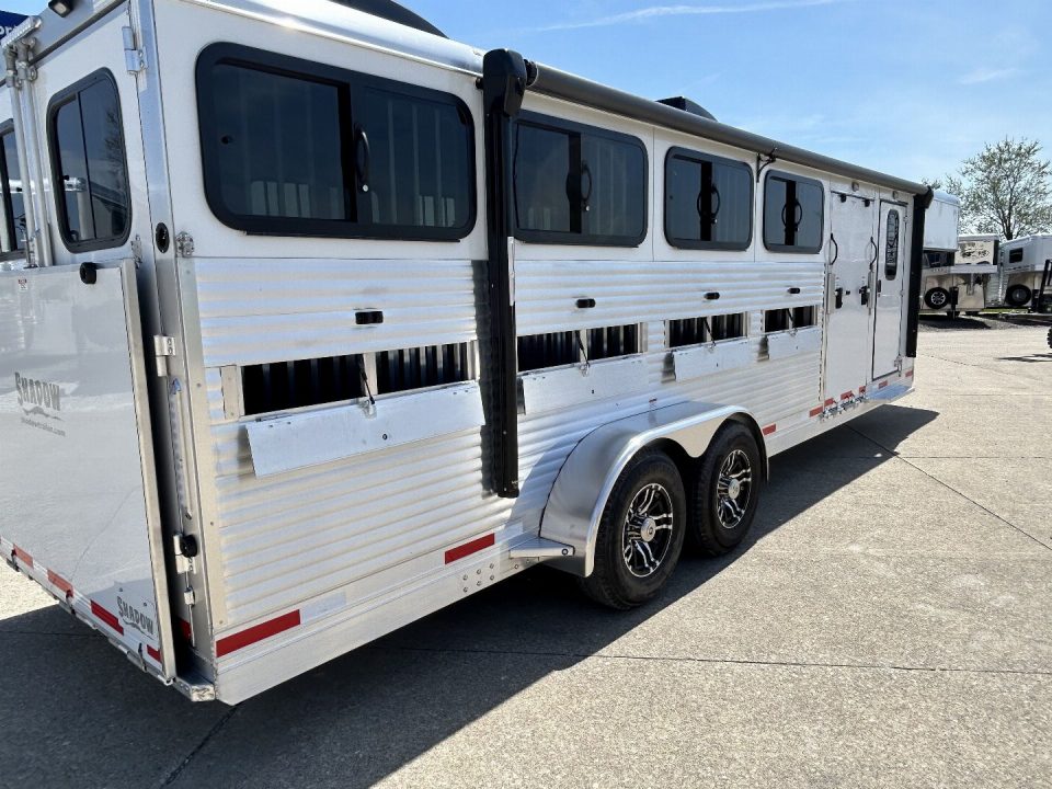 New 2026 Shadow 10 Pen Supreme Gooseneck Show Stock Trailer