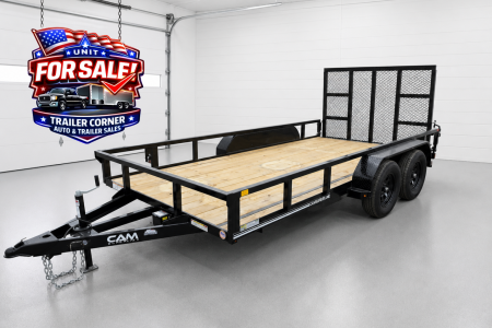 New 2026 Cam Superline 7X14 7K - TUBE TOP Utility Trailer