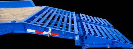 New 7 x 20 EF16 BWISE I-Beam Flat Deck Equipment Trailer 17.6k *Hammertone Black**FULL WIDTH RAMPS