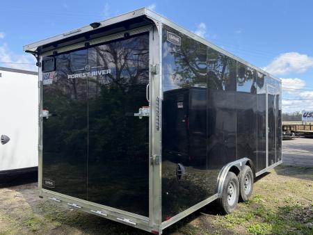 New 2026 Lightning 8.5 x 20 Enclosed All Aluminum Car Hauler with Ramp 10K GVW 7ft Interior Height