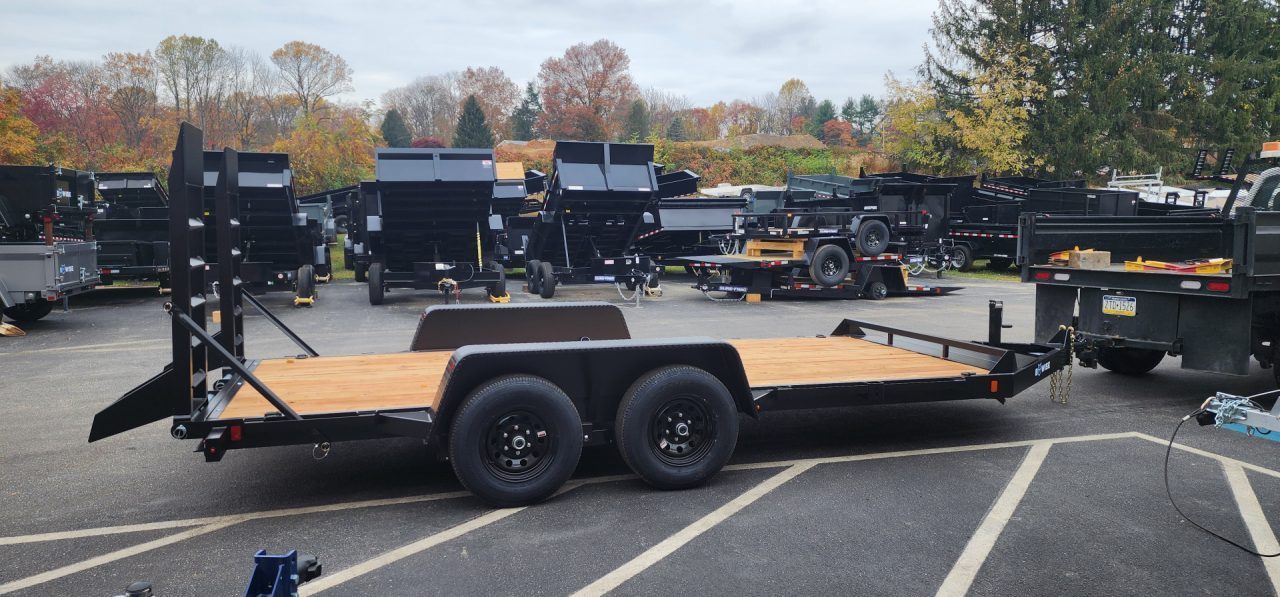 New 7 x 16 EH10 BWISE Implement Equipment Trailer 10k