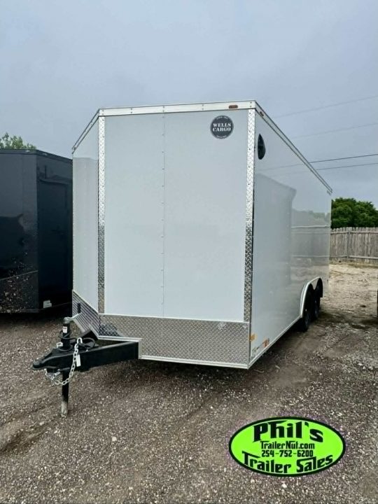 New 2026 Wells Cargo 8.5X16 ENCLOSED TRAILER DELUX PACKAGE Cargo / Enclosed Trailer