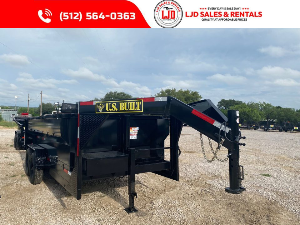 New 2026 US Built - Dump Trailer - 16'x3' - Tarp - 16K GVWR - Dump Trailer