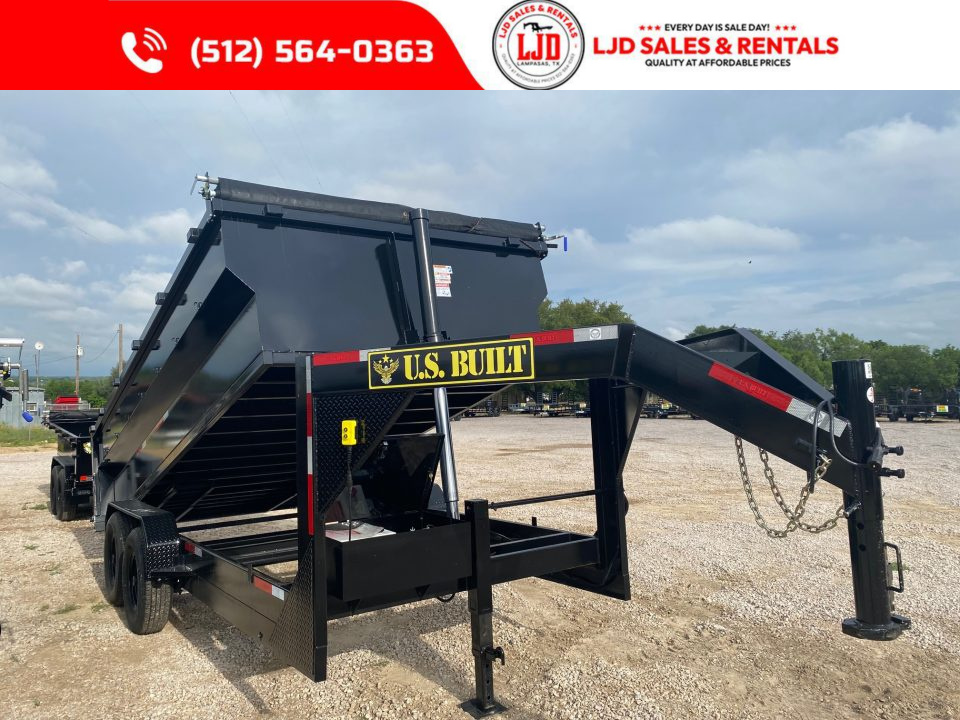 New 2026 US Built - Dump Trailer - 16'x3' - Tarp - 16K GVWR - Dump Trailer
