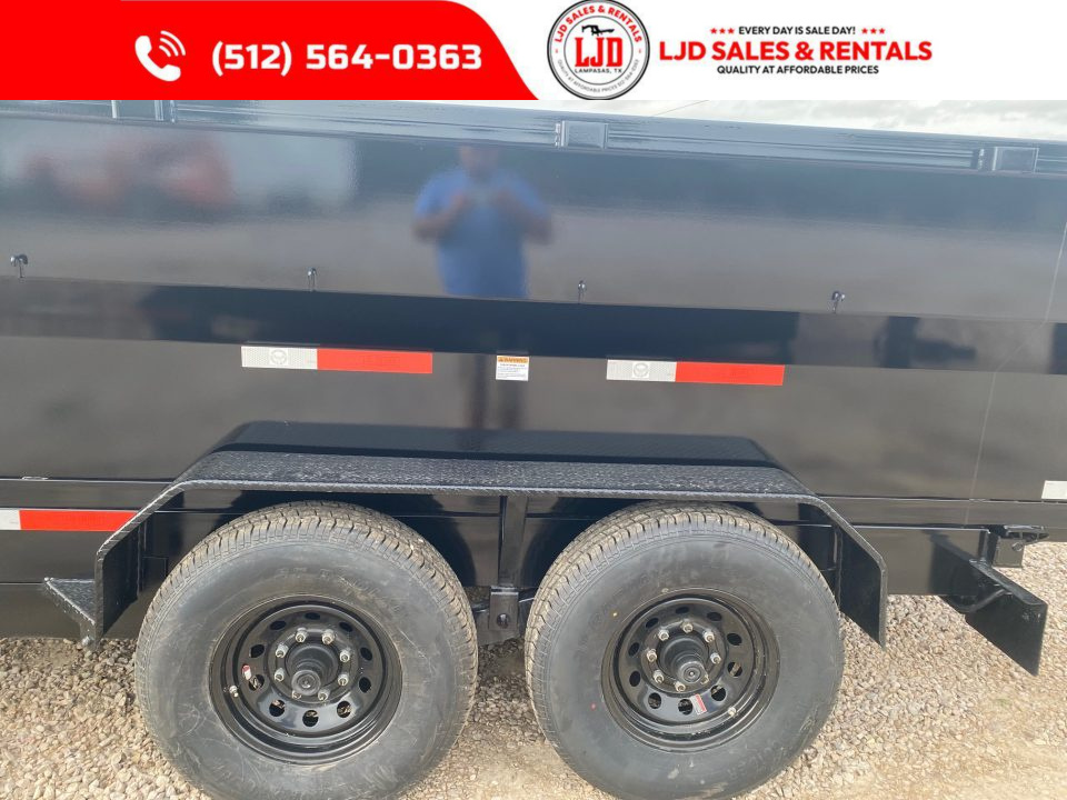 New 2026 US Built - Dump Trailer - 16'x3' - Tarp - 16K GVWR