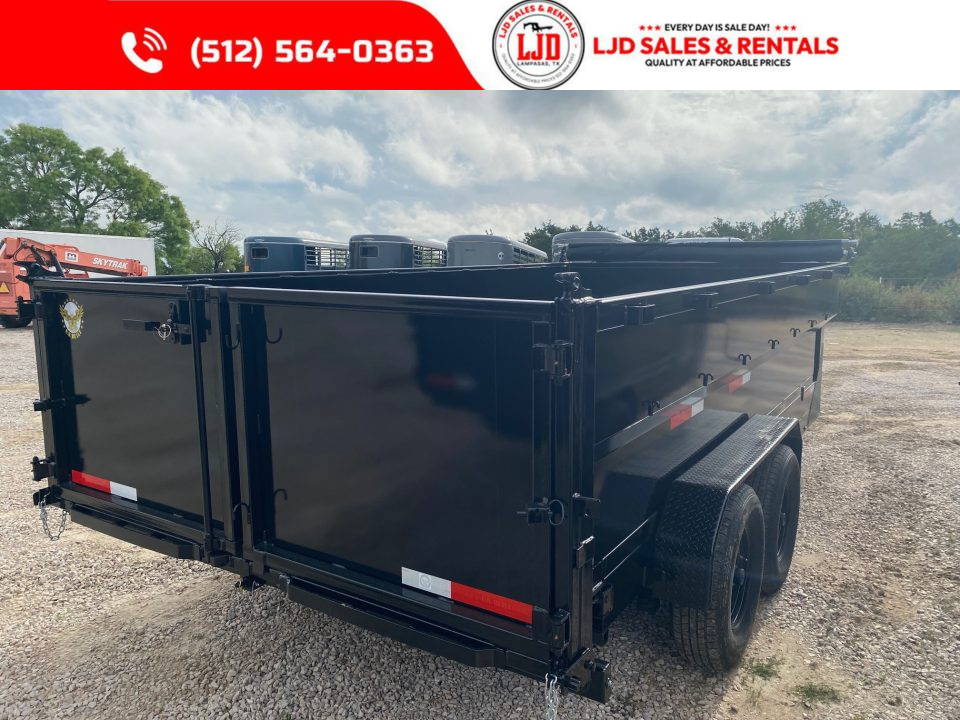 New 2026 US Built - Dump Trailer - 16'x3' - Tarp - 16K GVWR