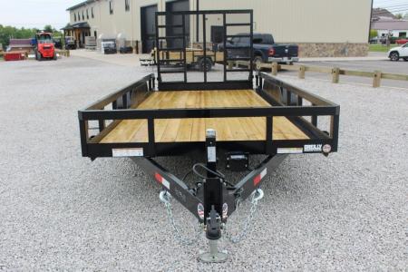 New 2026 Sure-Trac 7' x 16' Tandem Axle Tube Top Landscape Utility Trailer - 9900# GVW