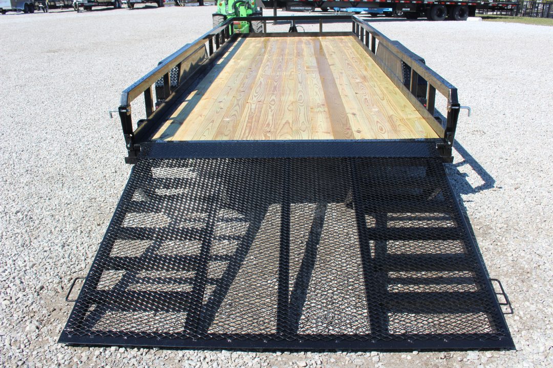 New 2026 Sure-Trac 7' x 18' Tandem Axle Tube Top Landscape Utility Trailer - 9900# GVW