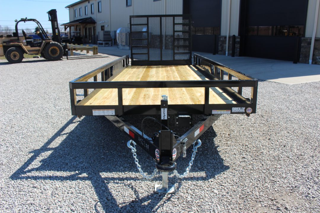 New 2026 Sure-Trac 7' x 18' Tandem Axle Tube Top Landscape Utility Trailer - 9900# GVW