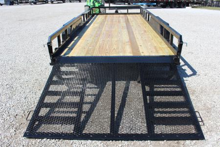 New 2026 Sure-Trac 7' x 18' Tandem Axle Tube Top Landscape Utility Trailer - 9900# GVW