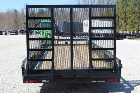 New 2026 Sure-Trac 7' x 18' Tandem Axle Tube Top Landscape Utility Trailer - 9900# GVW