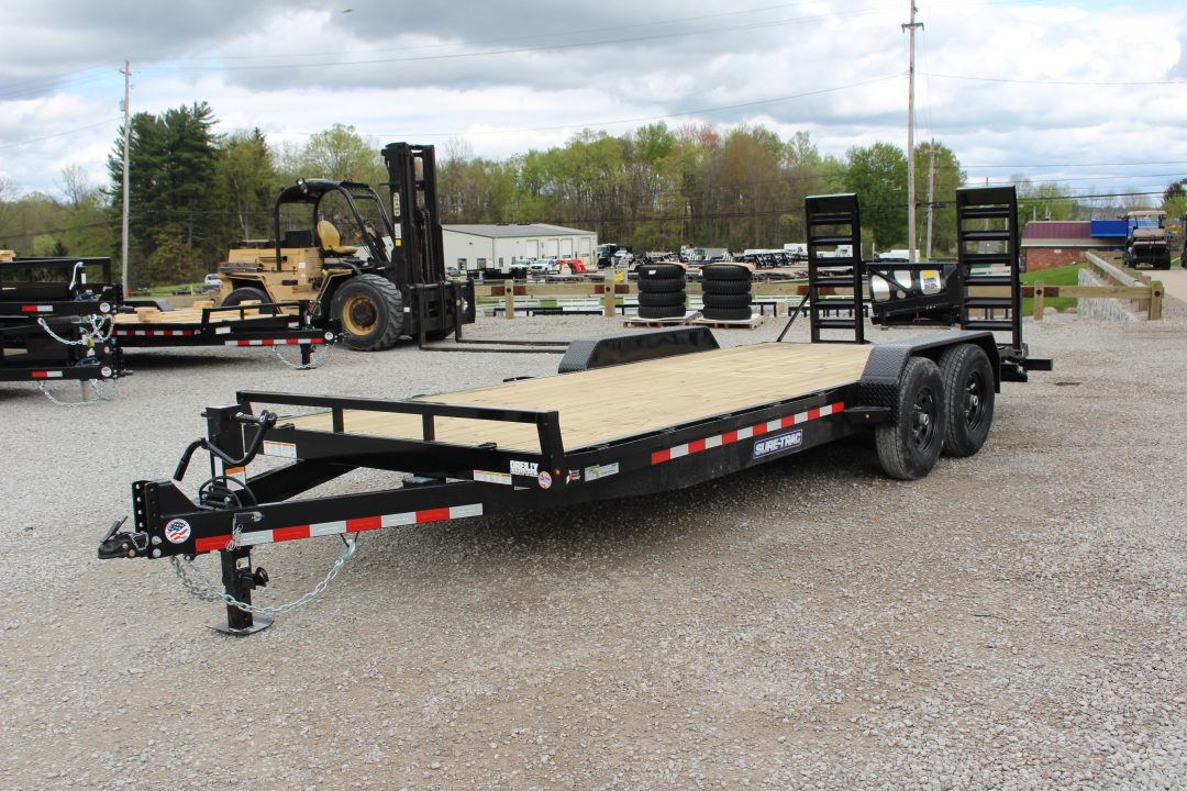New 2026 Sure-Trac 82" x 20' Equipment Trailer - 14,000# GVW