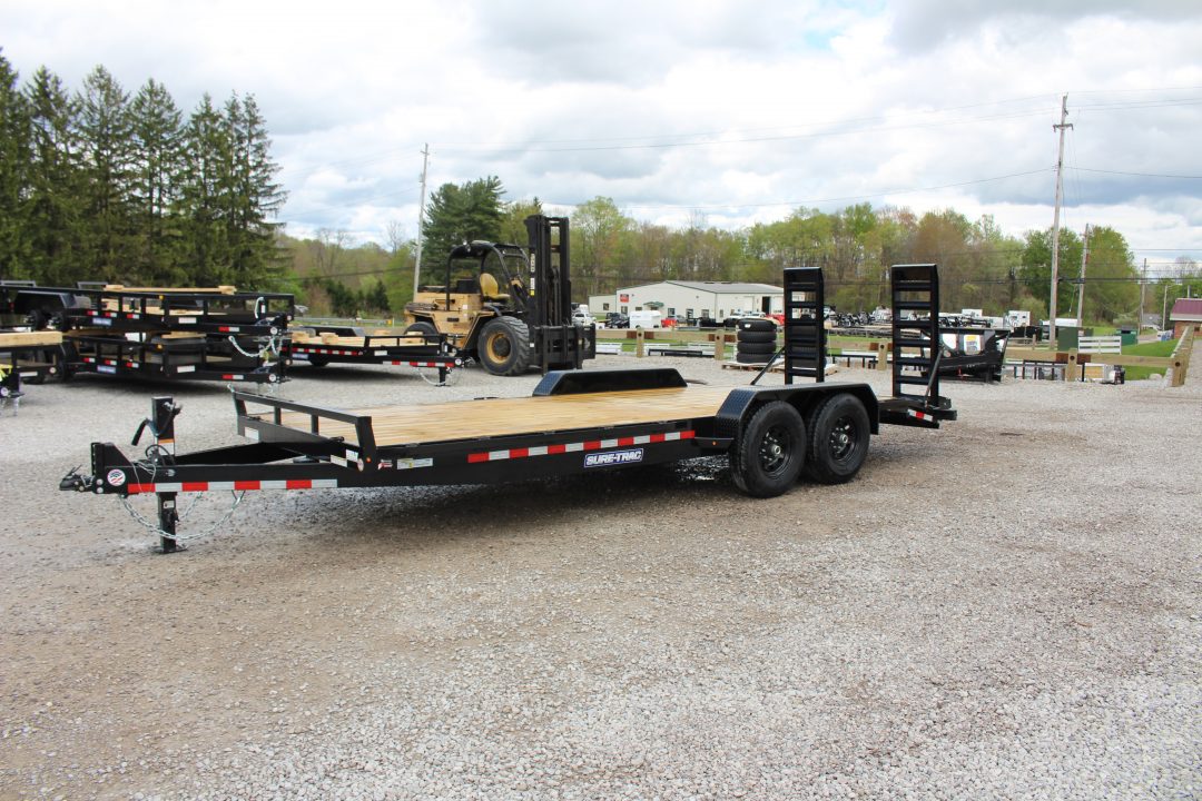 New 2026 Sure-Trac 82" x 20' Equipment Trailer - 14,000# GVW