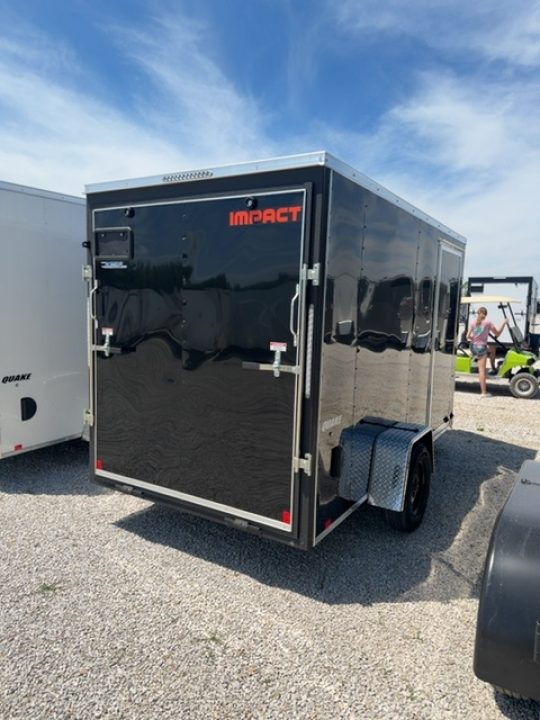 New 2026 Impact Trailers 6 x 12 Quake Flat Top V-Nose 3K