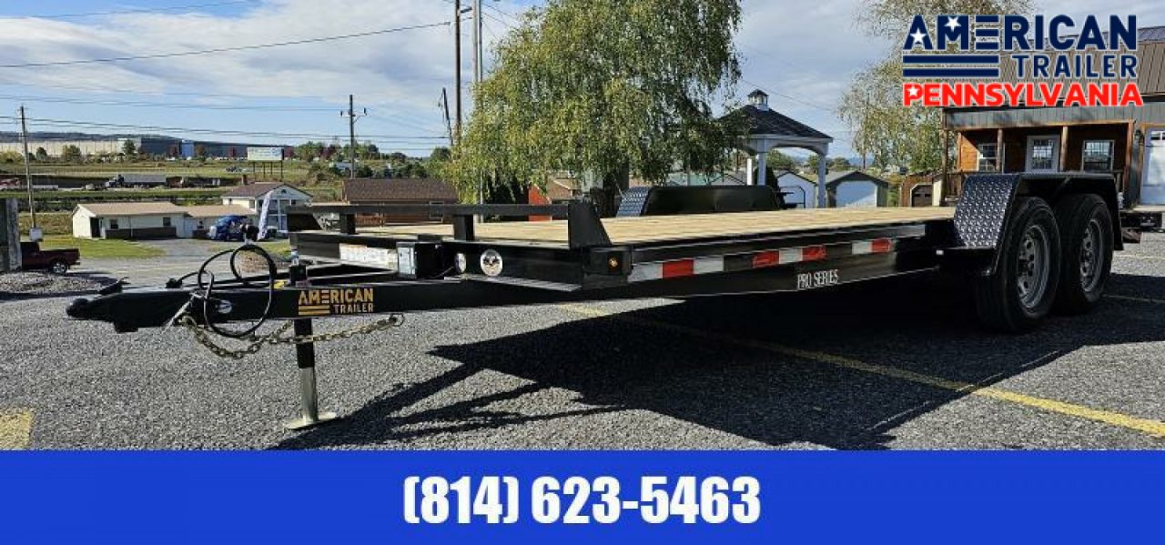 New Quality Trailers Pro Grade Wood Deck Car Hauler - 8500 GVWR - 18'